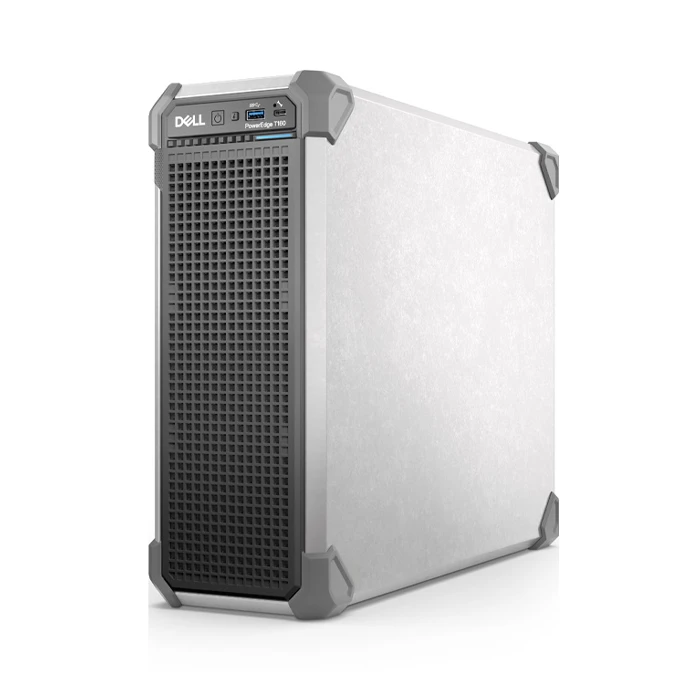 Máy chủ Dell PowerEdge T160- SNS (3x3.5"SATA | - Retail, POS Customer | E-2434 | 1x16GB |1x2TB HDD SATA | DVD-ROM | 300W | Emb.SATA | iDRAC9, Basic | Broadcom5720 Dual Port 1Gb On-Board | No OS | 4Yr)